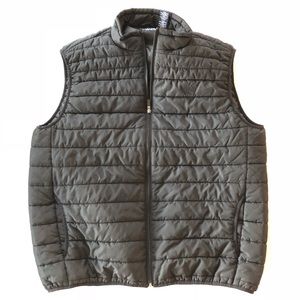 Chaps Men’s Vest Jacket Size XL Black Puffy